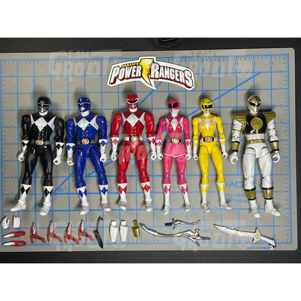 Mighty Morphin Power Rangers Legacy Collection Lot MMPR NOT SEPERATING AS-IS